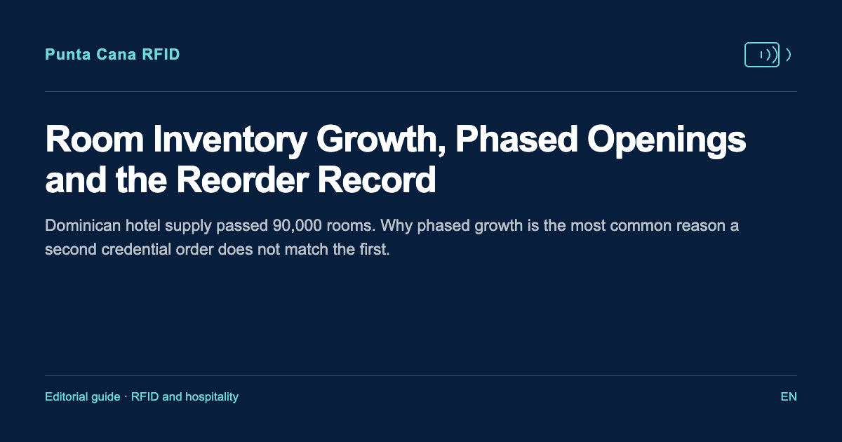 Room Inventory Growth, Phased Openings and the Reorder Record